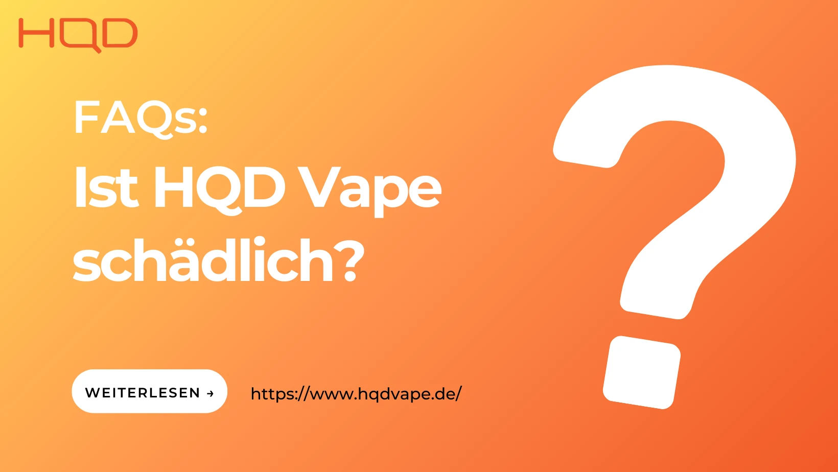 Ist HQD Vape schädlich?