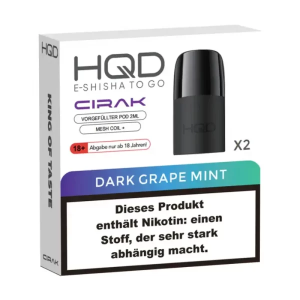 HQD Cirak Pod Dark Grape Mint