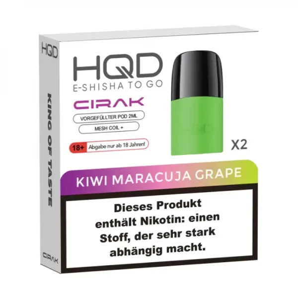 HQD Cirak Pod Kiwi Maracuja Grape